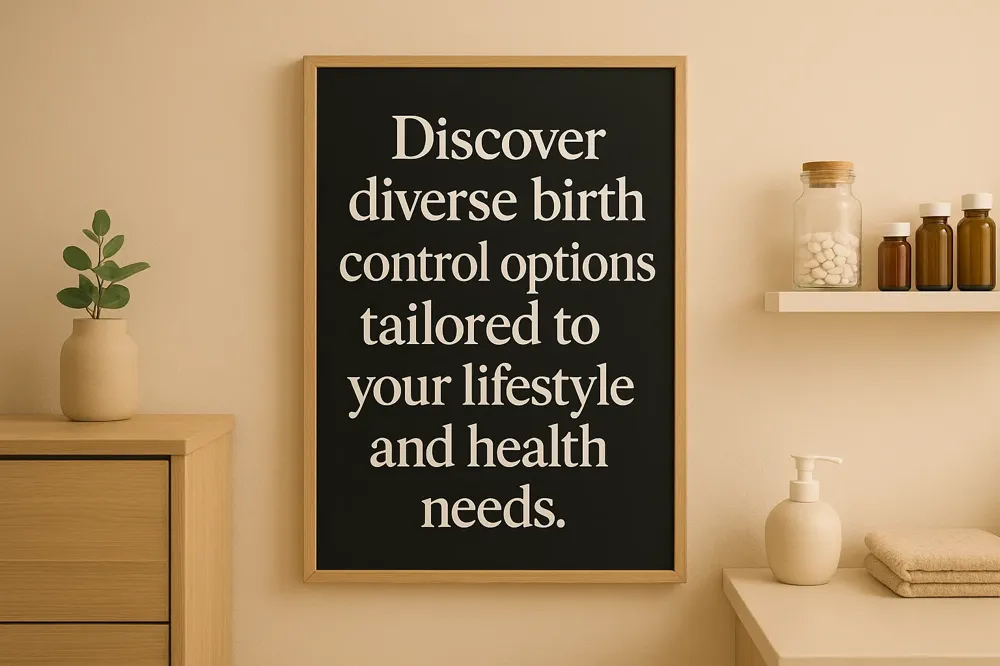 Discover diverse birth control options tailored to your lifestyle and health needs.