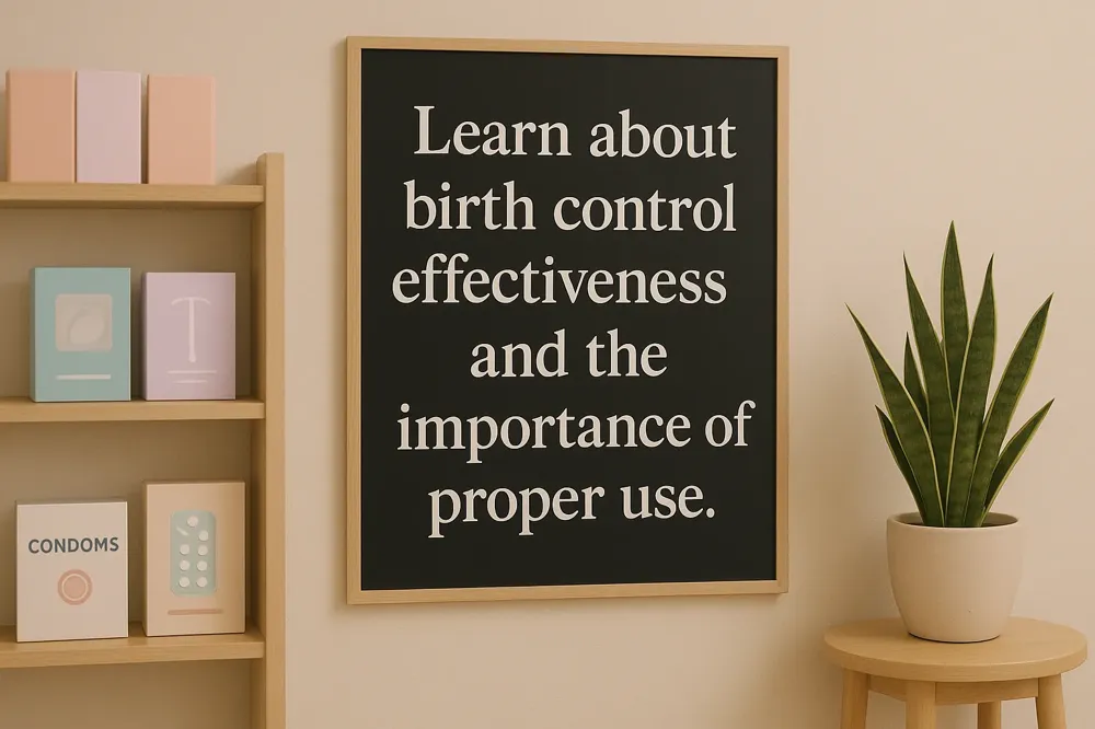 Learn about birth control effectiveness and the importance of proper use.