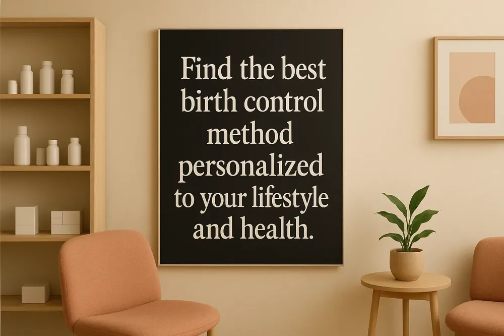 Find the best birth control method personalized to your lifestyle and health.
