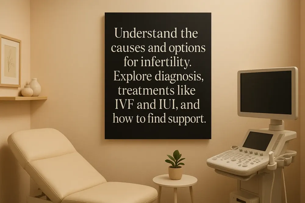 Understand the causes and options for infertility. Explore diagnosis, treatments like IVF and IUI, and how to find support.