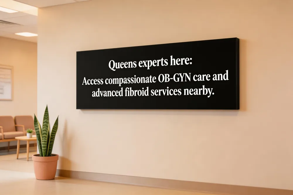 Queens experts here: Access compassionate OB‑GYN care and advanced fibroid services nearby.