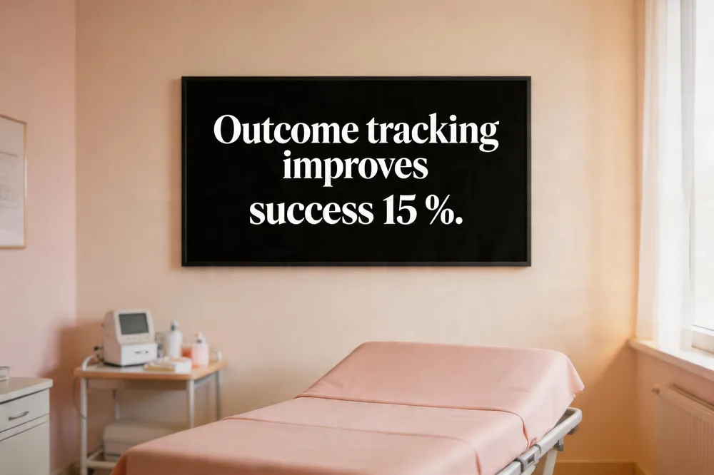 Outcome tracking improves success 15 %.