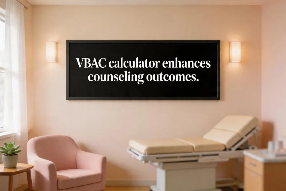 VBAC calculator enhances counseling outcomes.