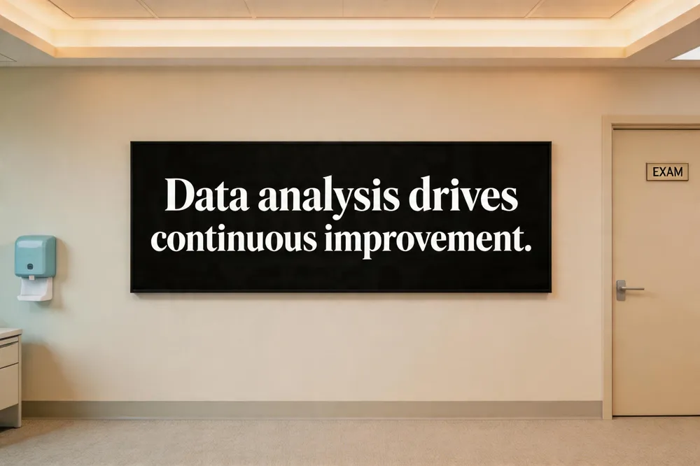 Data analysis drives continuous improvement.