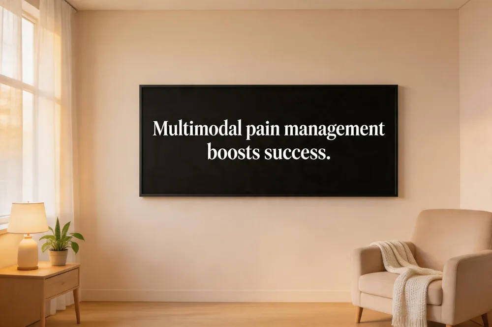 Multimodal pain management boosts success.